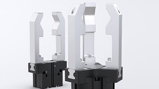 New sizes of grippers wth aluminum linear guide