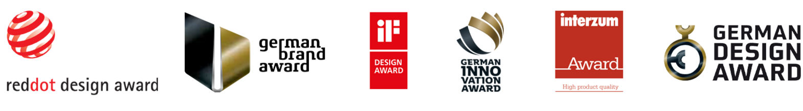 Logos der Auszeichnungen