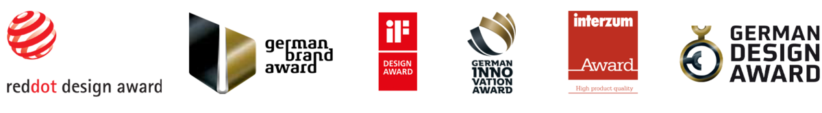 Logos der Auszeichnungen