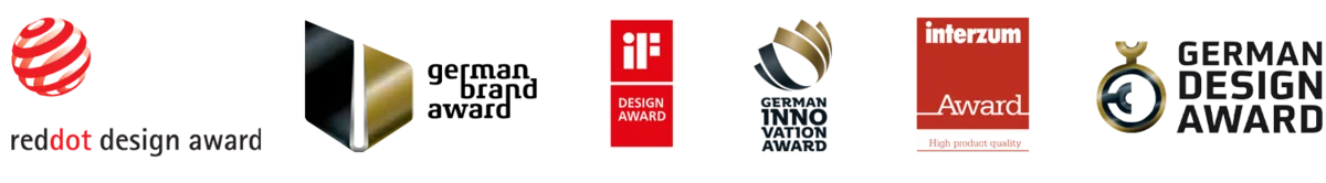 Zimmer Group Awards Logos der Auszeichnungen